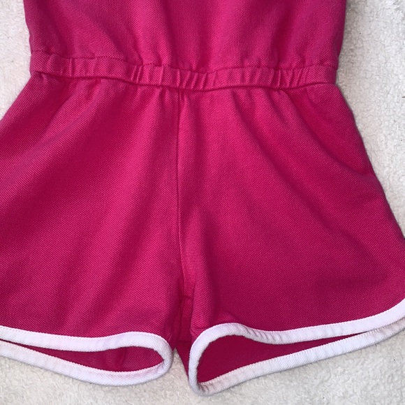 Nautica Girls Hot Pink Romper 6 VGUC - Picture 8 of 13